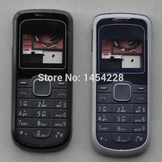 

BINYEAE Новый чехол с полным покрытием корпуса, передняя рамка, со стеклом для отображения клавиш + средняя рамка + задняя крышка для Nokia 1202