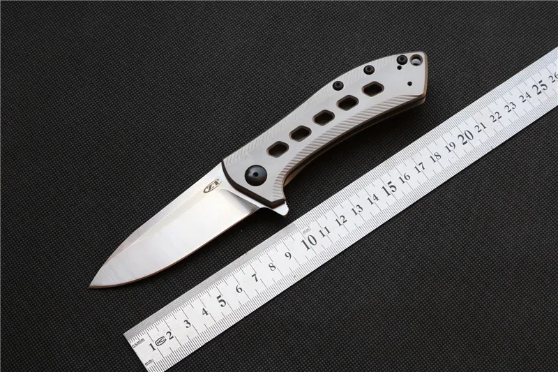 MIKER Zero tolerance ZT0801BRZ ball bearing Folding Knife M390 blade Titanium handle Camping Hunting Survival Knives Outdoor EDC |