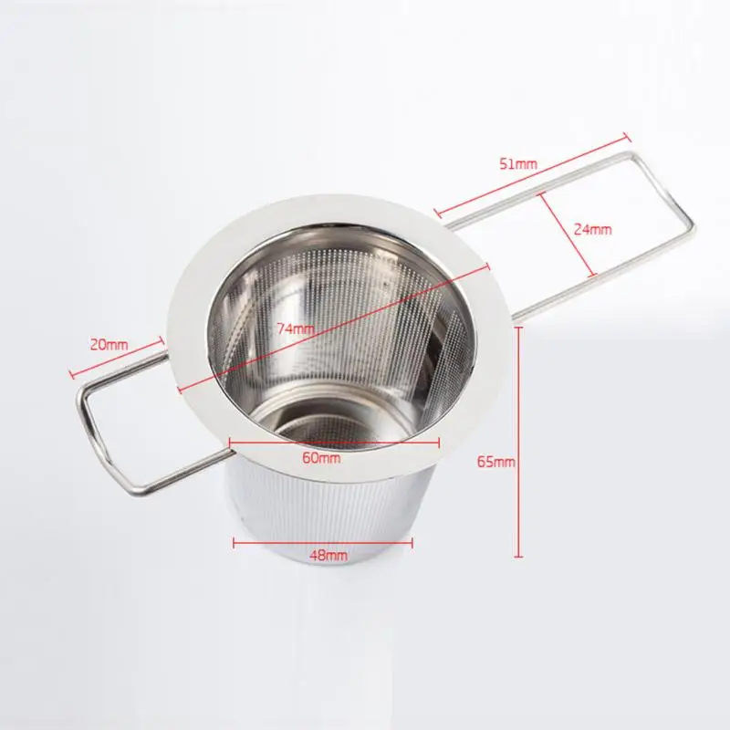 Практичный ситечко для чайных шариков сетчатый фильтр заварки 304 травяной из