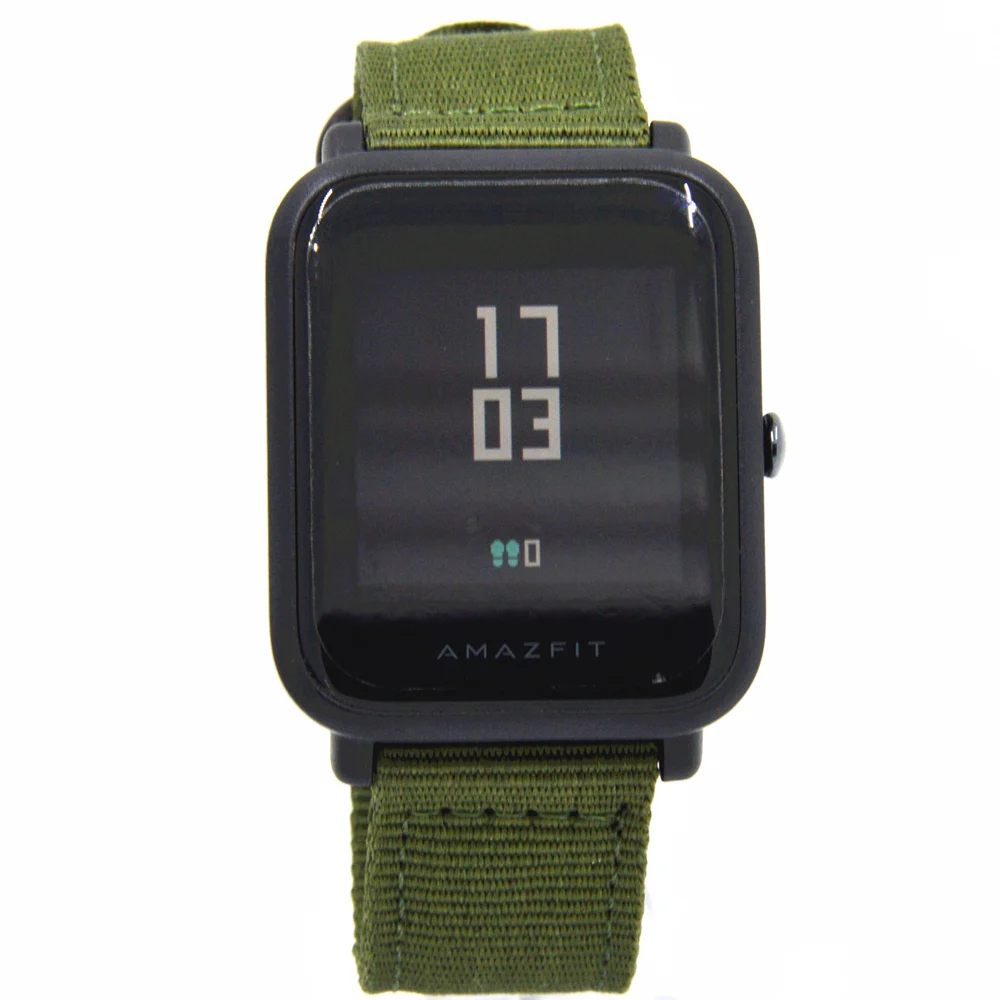 Ремешок нейлоновый для наручных часов Xiaomi Huami Amazfit Bip BIT Lite 20 мм|Смарт-аксессуары| |