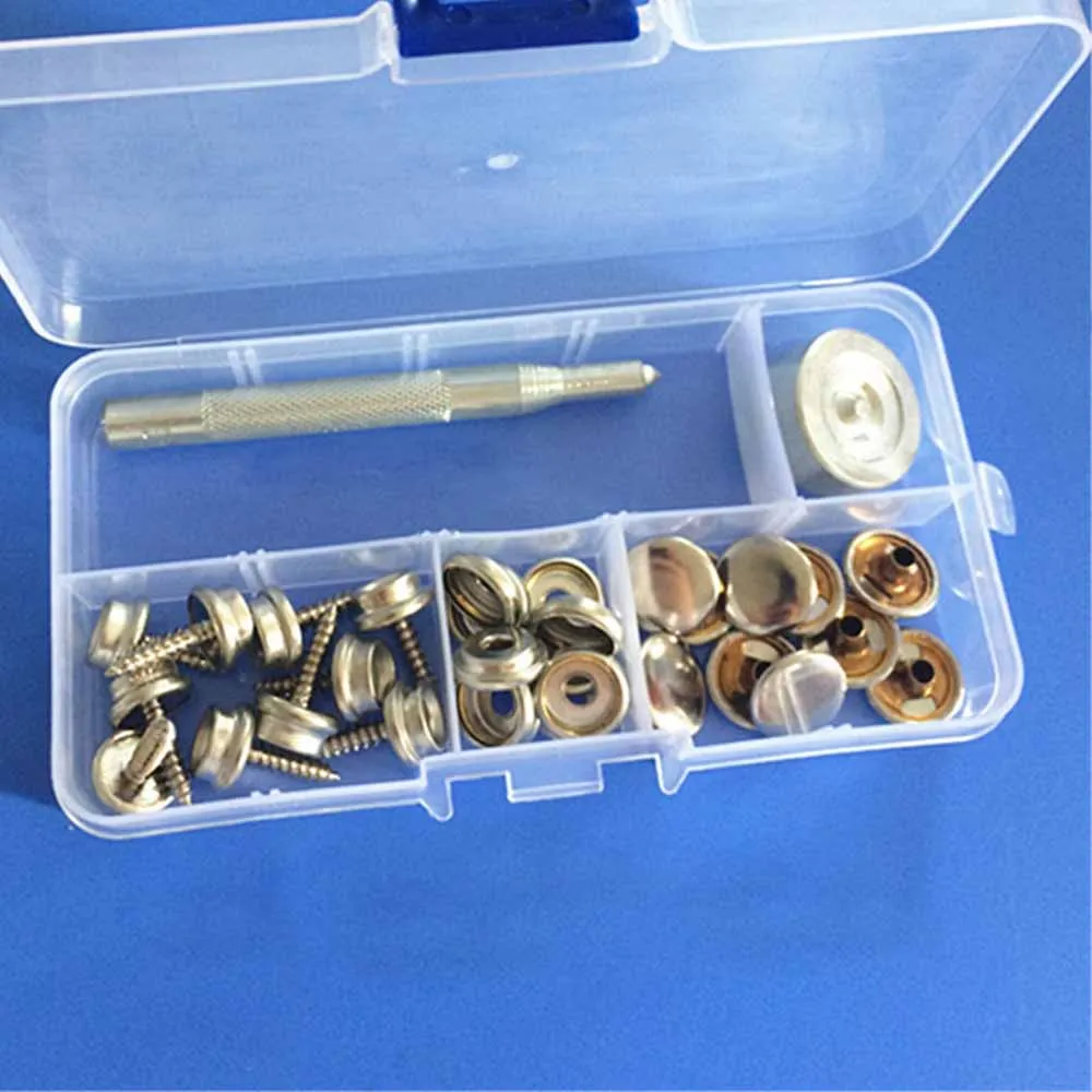 Мм 15 мм холст винт пресс комплект Поппер защелки Fix лодочный навес крышка сталь