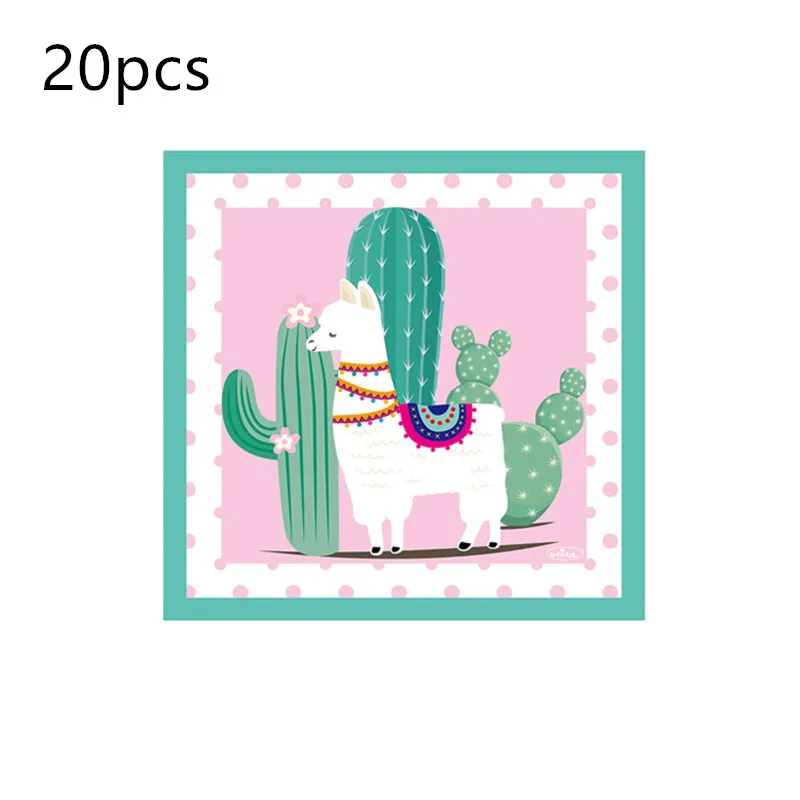 1 комплект набор баннеров из альпаки тематика альпака товары для вечеринок