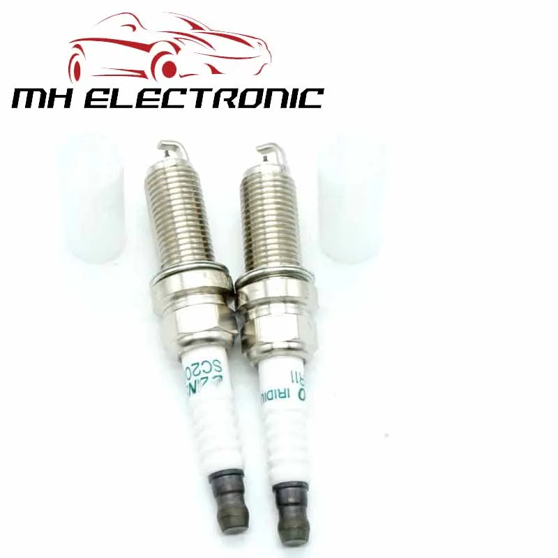 MH ELECTRONIC 2 шт./лот Свеча зажигания SC20HR11 90919-01253 для Toyota IQ YARIS VITZ PASSO XD PORTE COROLLA MATRIX WISH AURIS