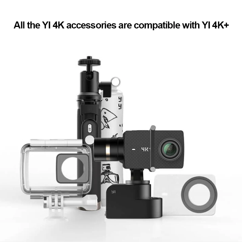 Международного спортивной экшн камеры Xiaomi YI 4 K плюс Камера 12MP 2 19 &quotRAW 155 градусов