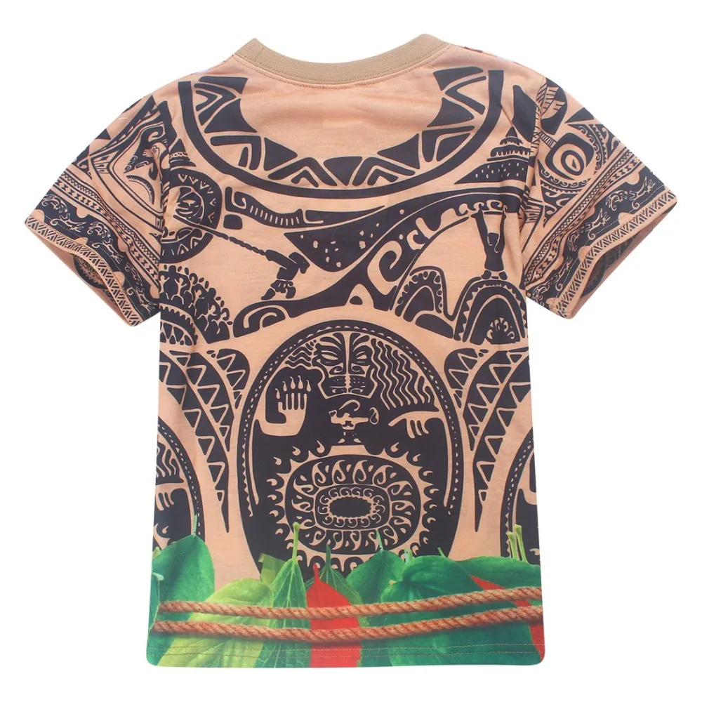 Детский костюм Мауи Моана для мальчиков крутой От 3 до 10 лет Детская летняя