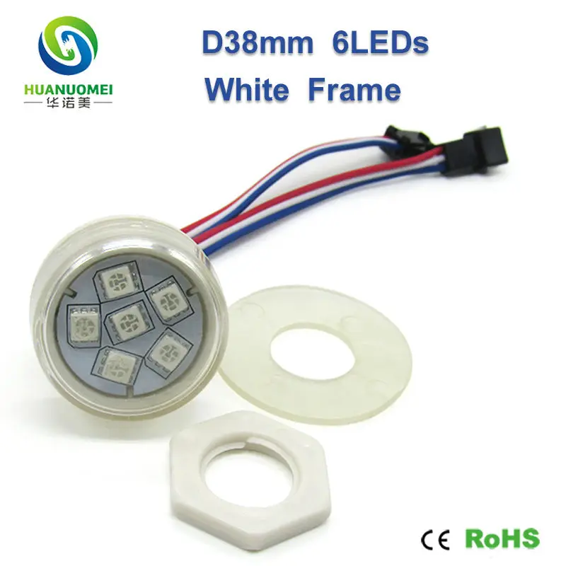 UCS1903 38 мм 6smd направляемая светодиодная Пиксельная лампа 5050 rgb smd светодиодный