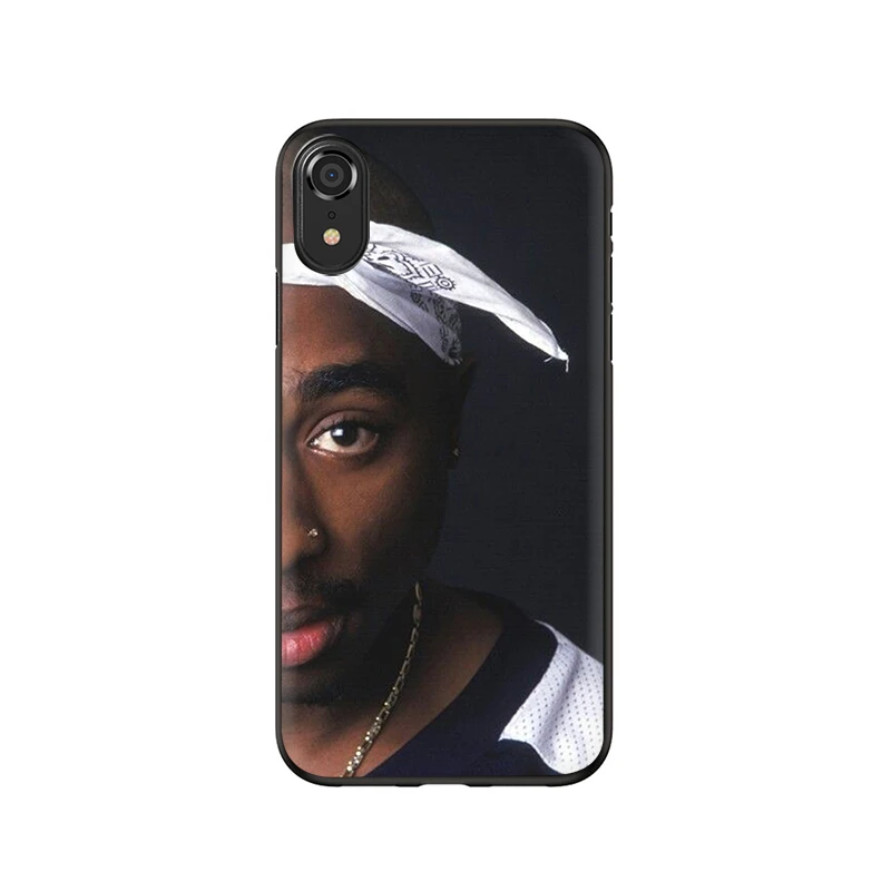 2Pac Tupac Amaru Shakur мягкий чехол для телефона iPhone 5 5S 6 6S Plus 7 8 Plus X XR XS 11 Pro Max - Цвет: B4
