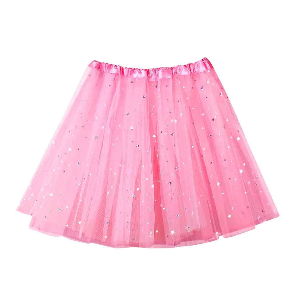 Pink KLV модные женские туфли Тюлевая юбка плиссированные марли короткие взрослых пачка танцы повседневное дамы юбки для женщин в Eleven цвет 5,7 - Цвет: Pink