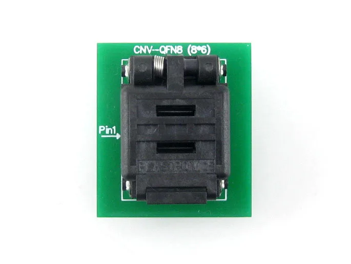 

QFN8 TO DIP8 (C) QFN8 MLP8 MLF8 Plastronics 08TN13A18060 IC Test Burn-in Socket Programming Adapter 1.3mm Pitch
