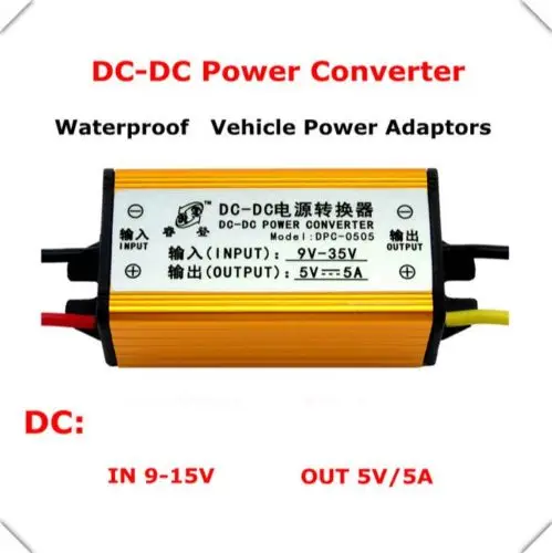 DC 12V 24V TO 5v 5A понижающий преобразователь модуль питания Автомобильный