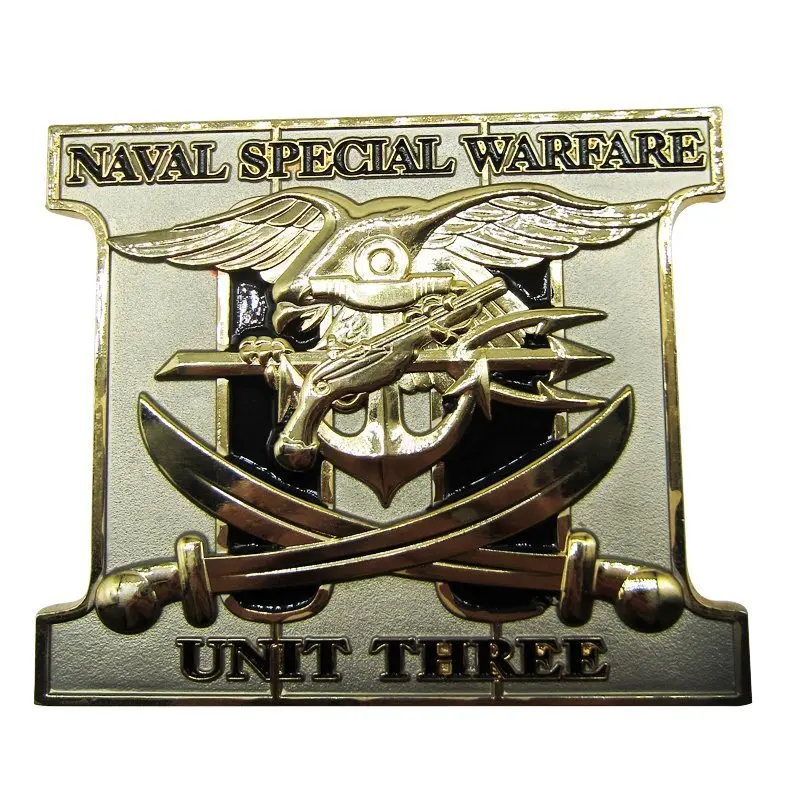 

High Quality Naval Special Warfare Die Casting Zinc Alloy Challenge Coins