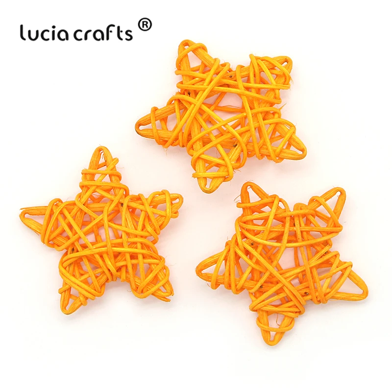 Lucia crafts 5 шт/10 шт 6 см ротанговый шар Сепак такрау Рождество/День рождения Свадебная вечеринка орнамент DIY подарки Декор поставки M0701
