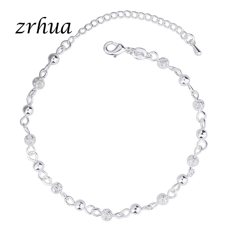 ZRHUA роскошный женский браслет из серебра 925 пробы регулируемые браслеты с