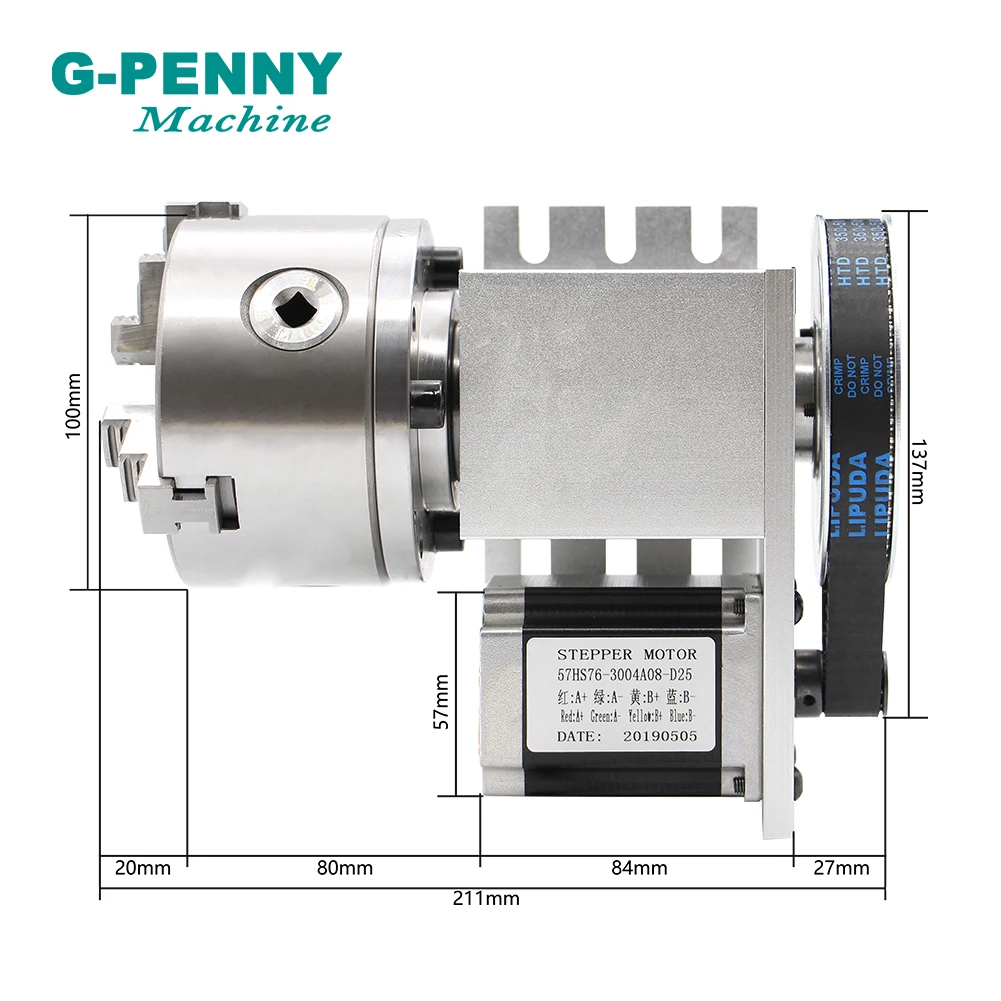 3 кулачковый патрон 100 мм 4 осевой с ЧПУ разделительная головка ЧПУ/вращение 6:1 А