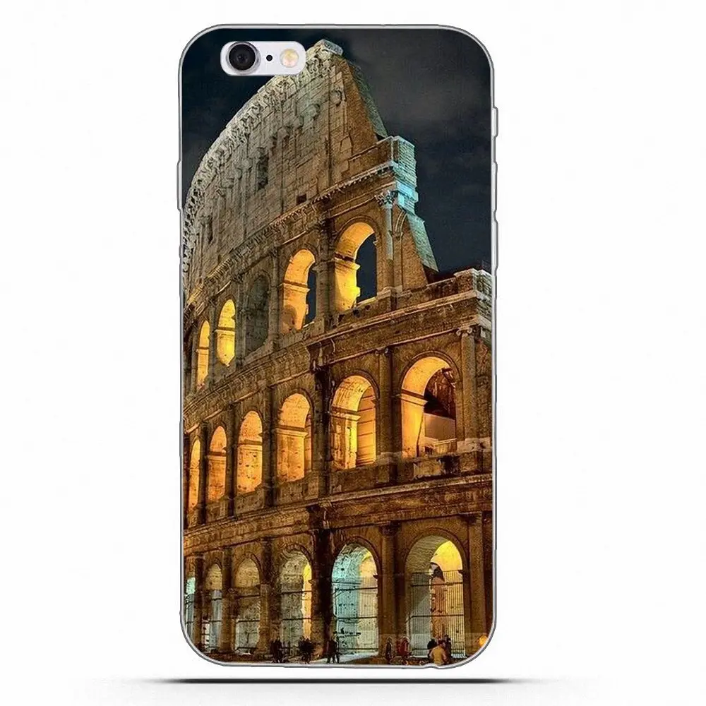 Soft Best Cases For Huawei G7 Y6 II Y7 Xiaomi Redmi Note 2 3 5 Mi 4 4C 4I 5S 5X 6X 8 SE Pro Vintage Colosseum Rome Italy S | Мобильные