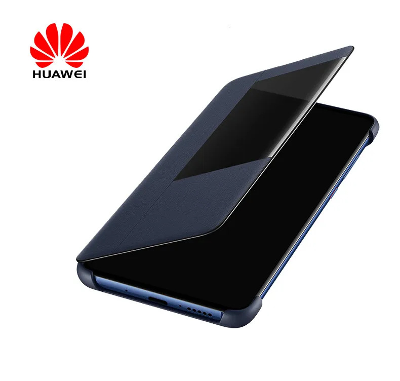 Кожаный флип-чехол для huawei mate 20 Pro, чехол с окошком для сенсорного экрана huawei mate 20 X, полностью защитный чехол