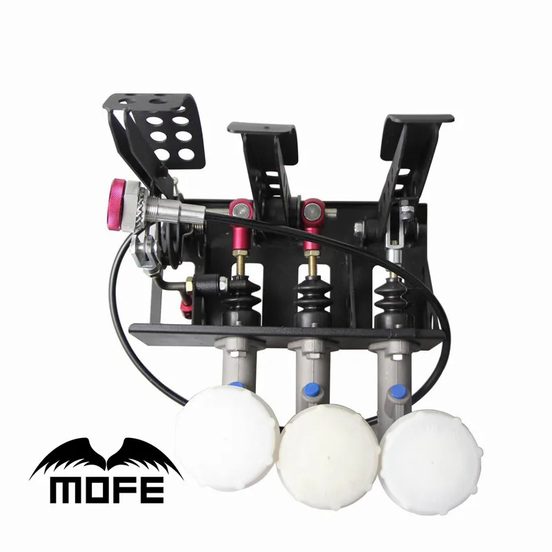 

MOFE Floor Mounted Bias Hydraulic Pedal Box Clutch Kit Car Master Cylinder 0.75inch