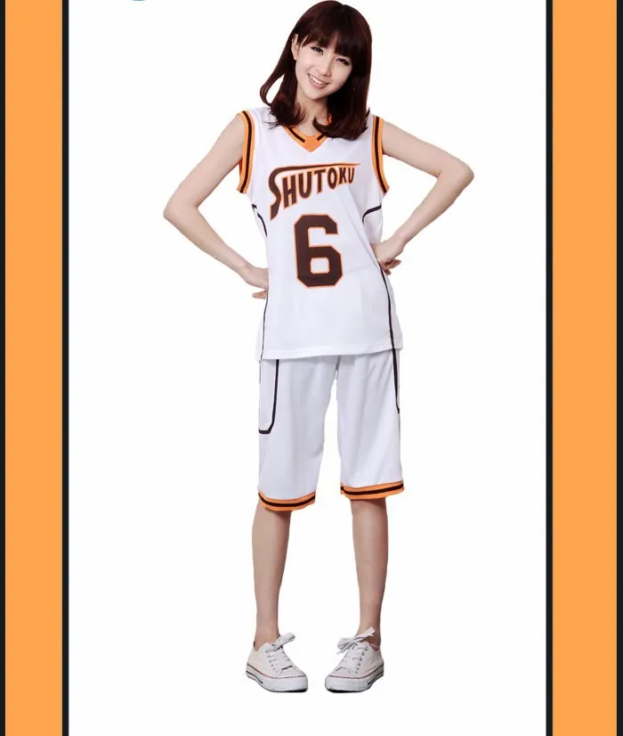 3 стиля Kuroko no Basuke SHUTOKU № 6 10 Midorima Shintaro баскетбольный мяч костюм для косплея Джерси унисекс Спортивная форма