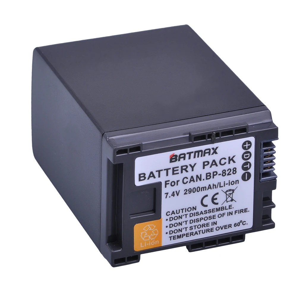 Batmax 4 шт. BP 828 Bateria BP828 литий ионный Батарея + ЖК дисплей USB Зарядное устройство для