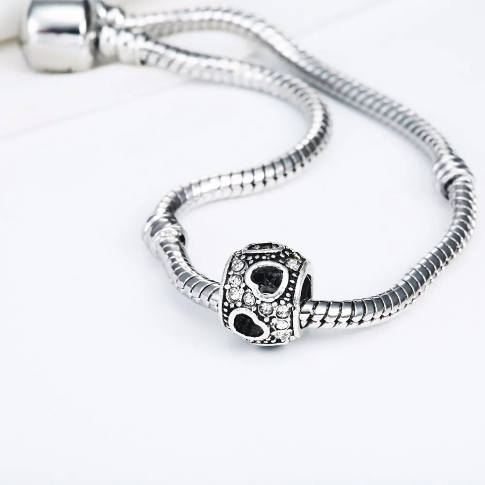 Kinitial 5Pcs Tibetan Silver Heart Charms Pendants Beads Fit for Cuff Diy Jewelry Findings Accessories Wholesale Free Shipping | Украшения