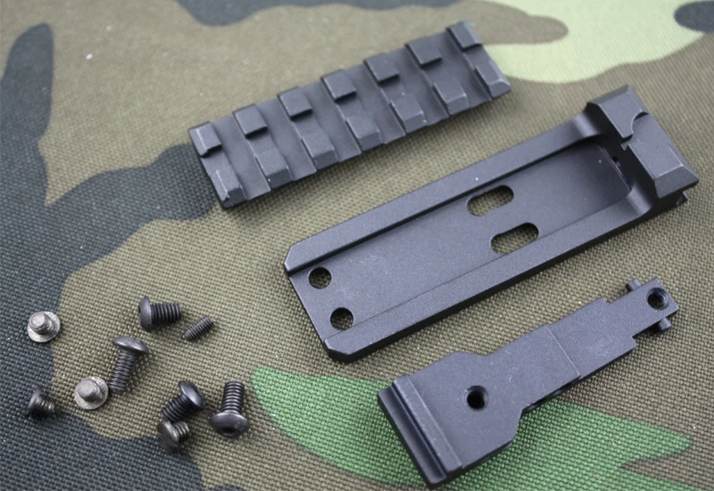 Тактический CNC задний рельсовый кронштейн прицел подходит для серии AK страйкбол Электрический пистолет AEG охотничий прицел