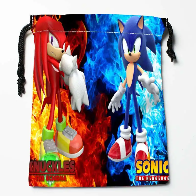 Белый Новое Поступление Super Sonic Drawstring Сумки для хранения пользовательских печатных получать сумка Тип Сумки для хранения Размеры 18x22 см - Цвет: Белый
