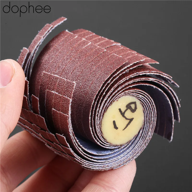 Dophee Dremel Аксессуары 150 400 Грит шлифовальный клапан колесо 6 мм хвостовик наждачная