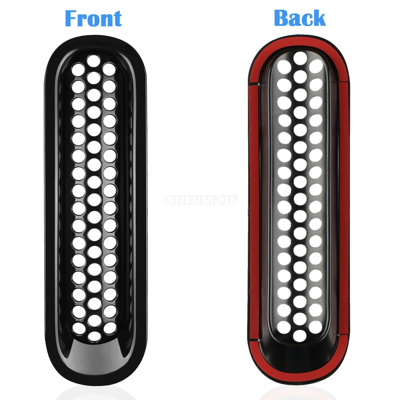 10sets 7Pcs/set Black ABS Mesh Front Insert Grille Trim Cover Without Lock Hole for Jeep Wrangler JK 2007-2015 | Автомобили и