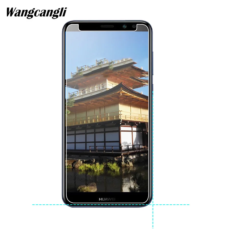 Защитное стекло 2.5D hd для huawei p smart 2018 простое в установке покрытие mate 10 pro|Защитные