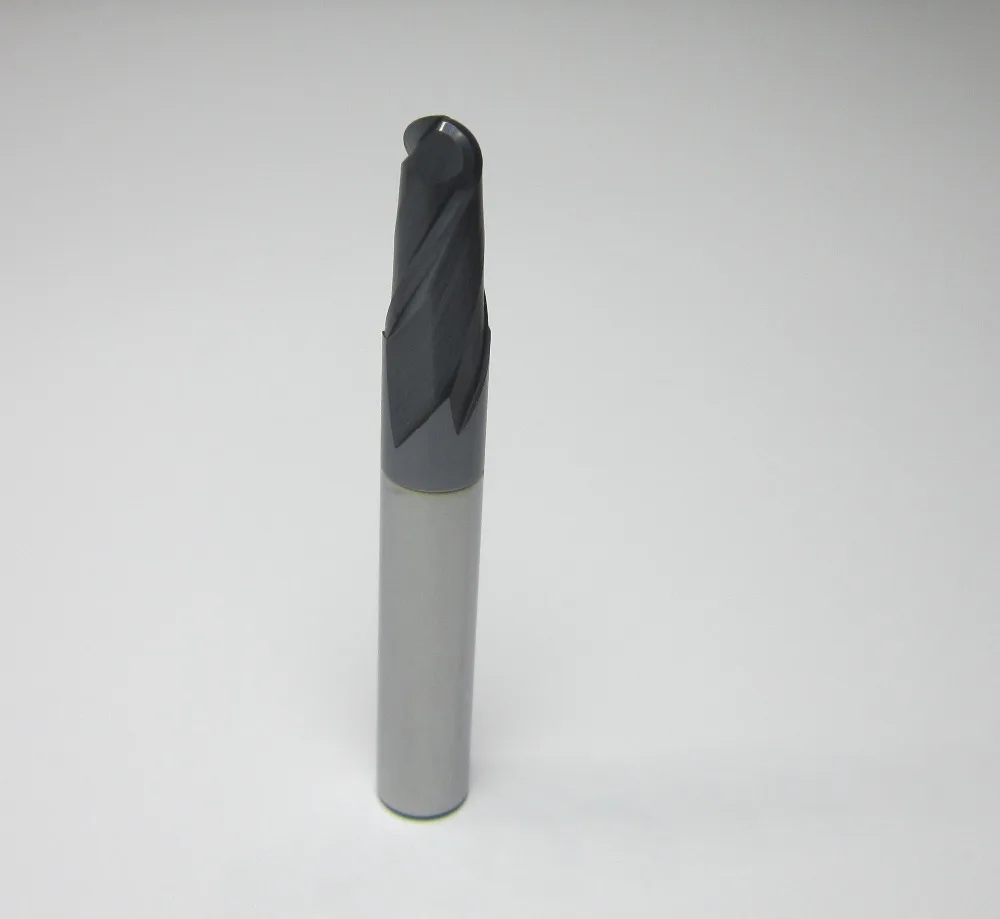 

radius 4.0 HRC55 R4.0 2 flutes Tungsten Carbide Ball Nose End Mill CNC milling cutter machine tool CAB2-4.0R*8mm