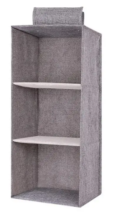 A-Shelf 3 layer 5/4/3 секции Органайзер висящие полки шкафа обувь, одежда органайзер для хранения одежды корзина для белья коробка для хранения косметики - Цвет: A-Shelf 3 layer