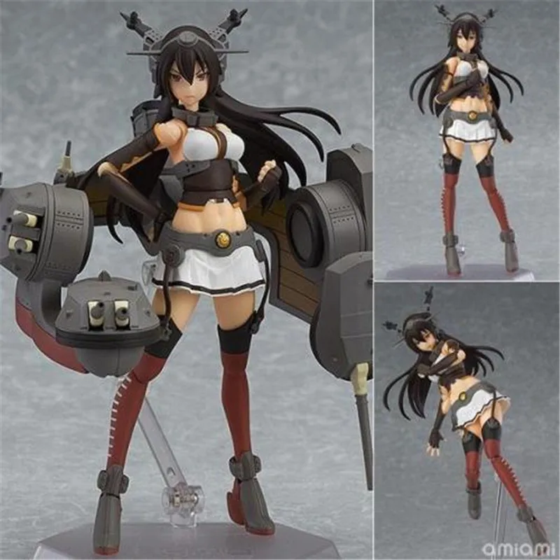Коллекция Kantai Карнавальный костюм KanColle Nagato Figma 232 ПВХ фигурка игрушки Аниме