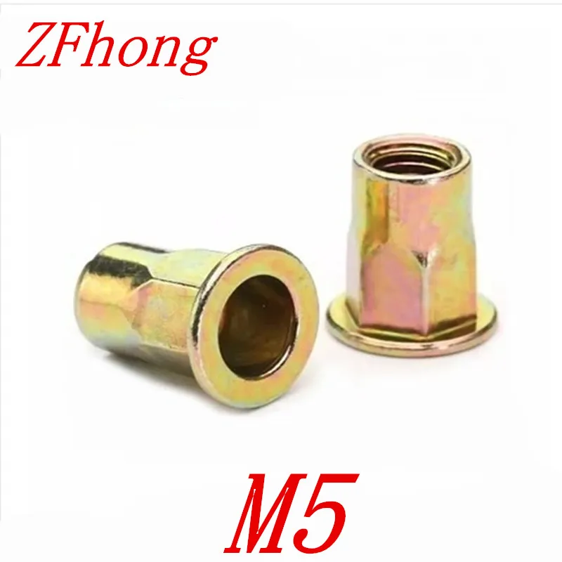 100 шт. полуметрическая резьба сталь с цинковым зеркальным покрытием |