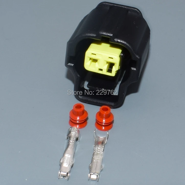 shhworldsea 2 pin 1.8mm car electrical waterproof plug auto female wire harness connector 184006-1 automotive | Автомобили и