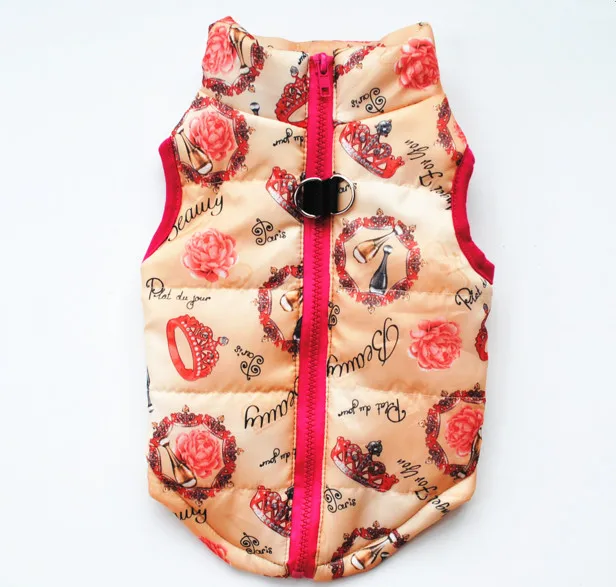 Warm Dog Clothes Windproof Pet Coat Jacket Puppy Padded Vest Clothing Winter Supplie | Дом и сад