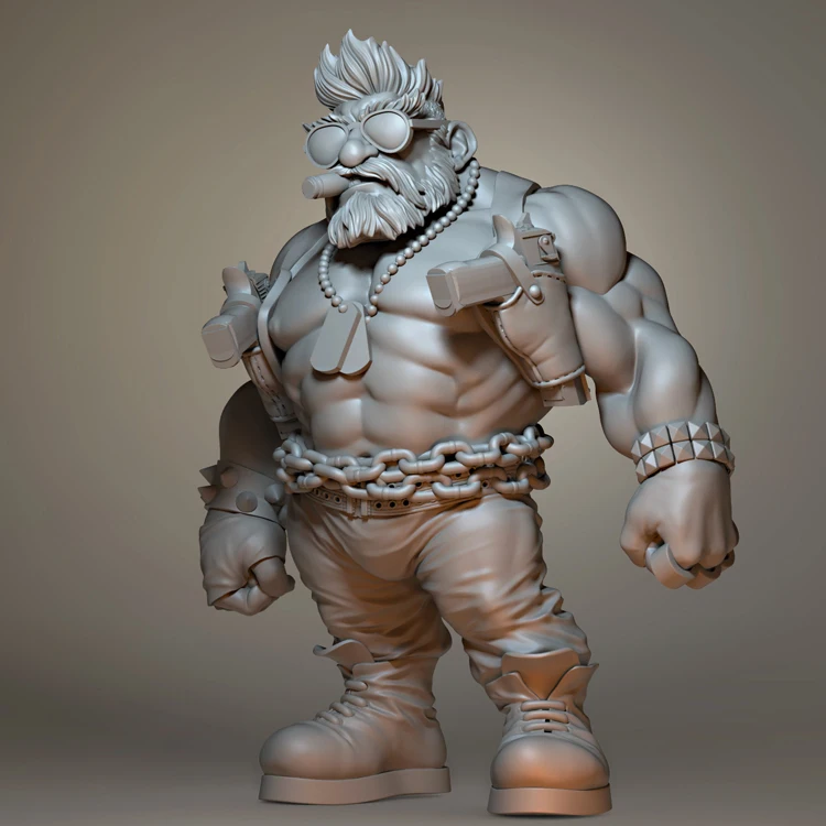 

DIY 1/24 Resin Character Model 75mm Nash Nash Sci-fi Character Hand R96