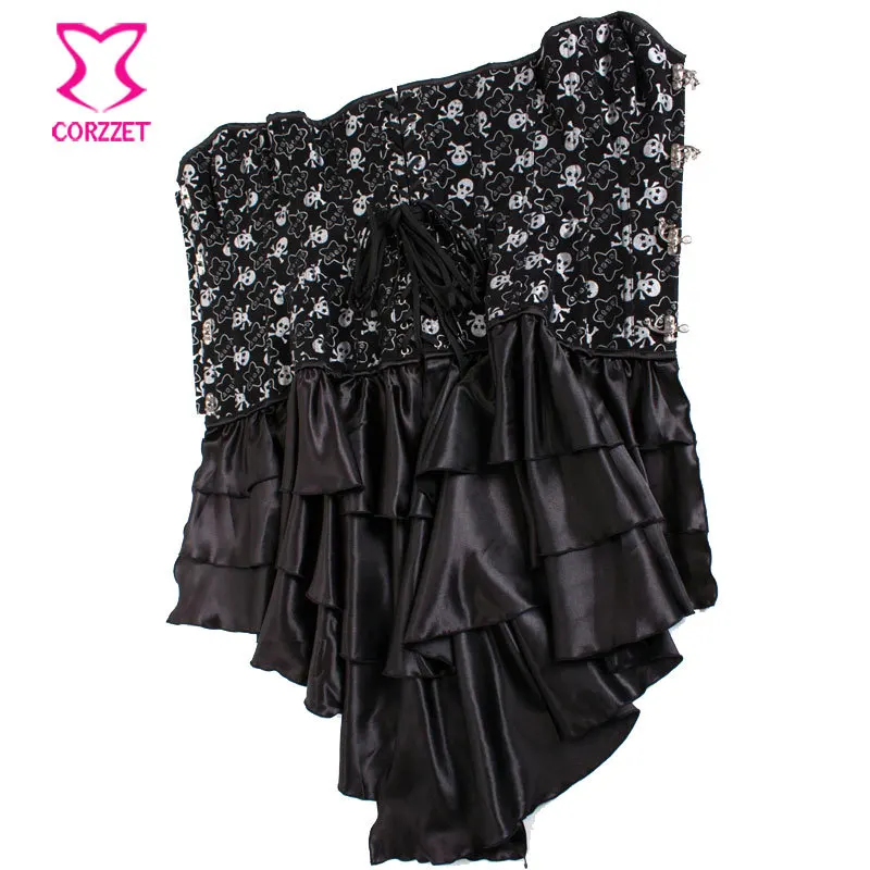 Женский корсет в стиле стимпанк с рисунком черепа|corset jeans|clothing rugbyclothing stock |