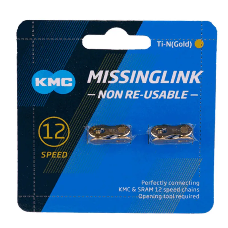 KMC 1 пара велосипедных цепей MissingLink для 8 9 10 11 12 скоростных мейнфреймов систем