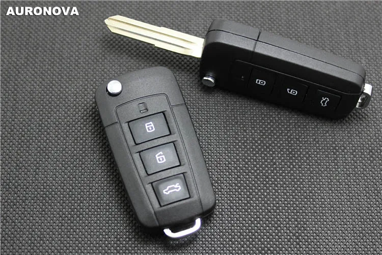 Auronnova новое обновление складной ключ оболочки для Kia Cerato 3+ 1 задние кнопки чехол для дистанционного ключа от машины DIY