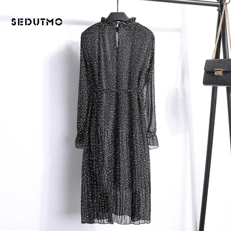 Летнее сексуальное платье SEDUTMO с цветочным принтом женские шифоновые платья