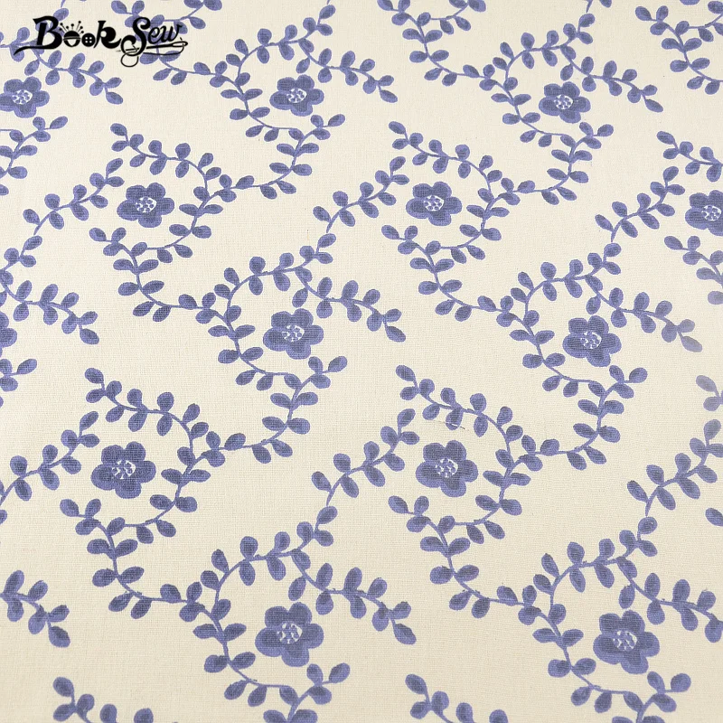 Домашний текстиль Booksew ткань из хлопка и льна для шитья с надписями сумки