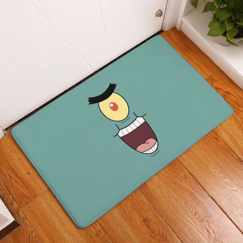 Monily фланелевый водонепроницаемый Противоскользящий дверной коврик простые