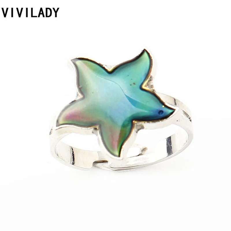 Женское регулируемое кольцо с цветами и морскими звездами|bijoux silver|bijoux 925bijoux fashion |