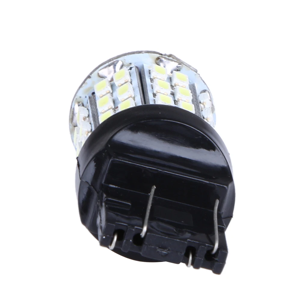 2 шт./лот T20 W21W 7443 7440 LED 64 SMD 1206 Автомобильная задняя стоп сигнальная лампа белая 12 В 1