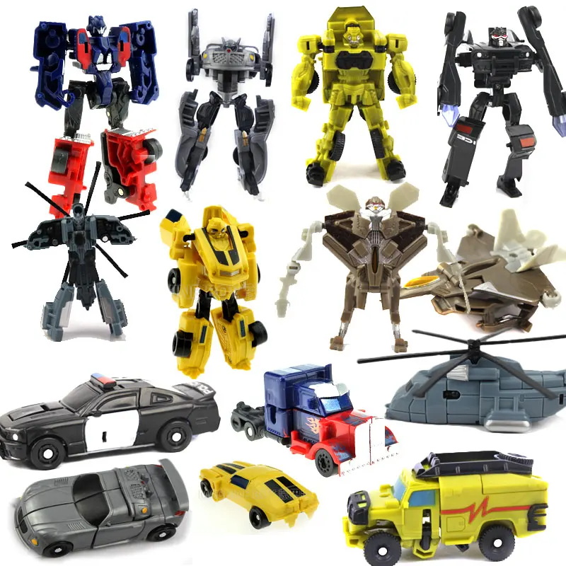 2016 New 7 Style Super Mini Plastic Transformation Robot Car Action Figure Toys Cars Robots Education Toy | Игрушки и хобби