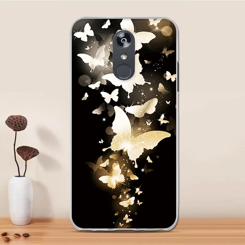 Чехол для телефона LG Stylo 4 милый мультяшный Мягкий силиконовый чехол из ТПУ Plus/LG Q