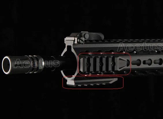 Новинка 2017 KeyMod 5 слотов рельс для URX 4 0 поручень тактический страйкбол установка
