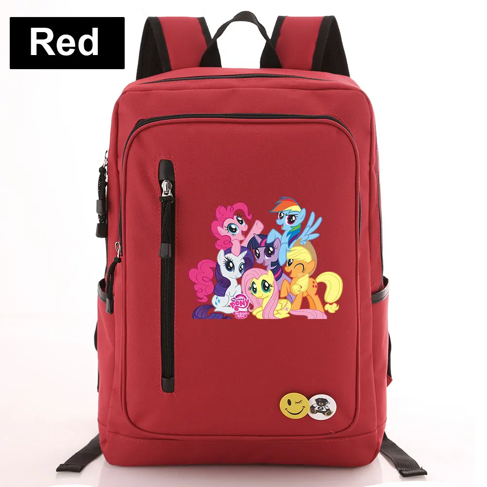 My Little Pony Rainbow Dash Pinkie Pie школьная сумка для мальчиков и девочек женская на молнии