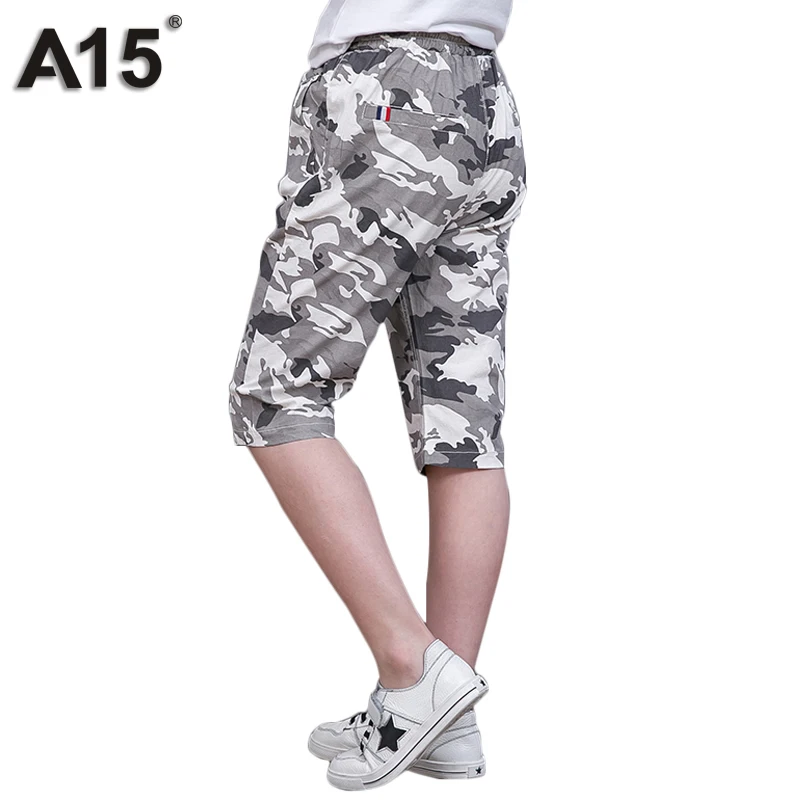 Штаны для больших мальчиков 2017 Летние повседневные короткие штаны одежда