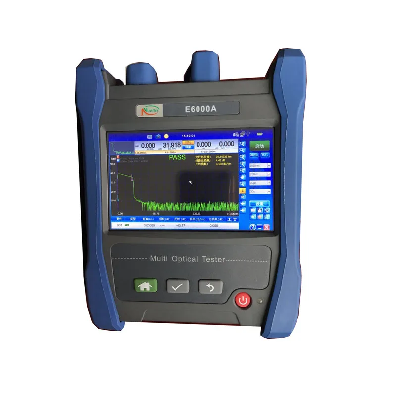 English menu OTDR E6000A Optical Time Domain touch Screen Reflectometer VFL | Мобильные телефоны и аксессуары